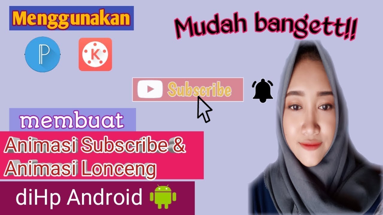  Mudah  banget buat  animasi  subscribe animasi  lonceng di 