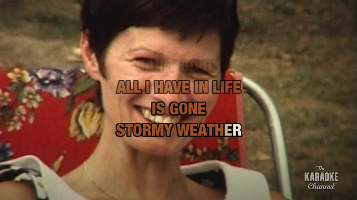 Stormy Weather Instrumental version - Instrumental performance video thumbnail