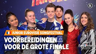 EERSTE REPETITIE VAN SEP & JASMIJN! 🎤🇫🇷 | JUNIOR EUROVISIE SONGFESTIVAL 🇳🇱