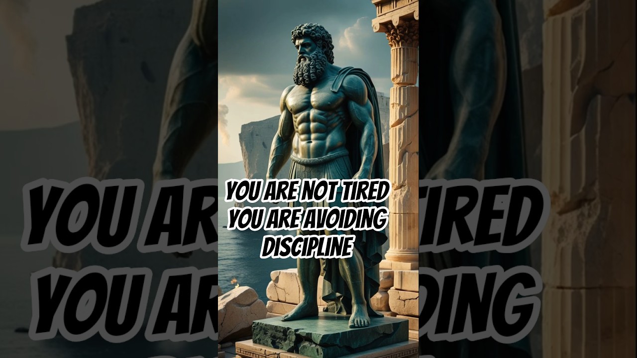You Are Not Tired. You Are Avoiding Discipline