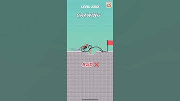 Draw bridge puzzle game level 2202 #drawing #game #Shorts