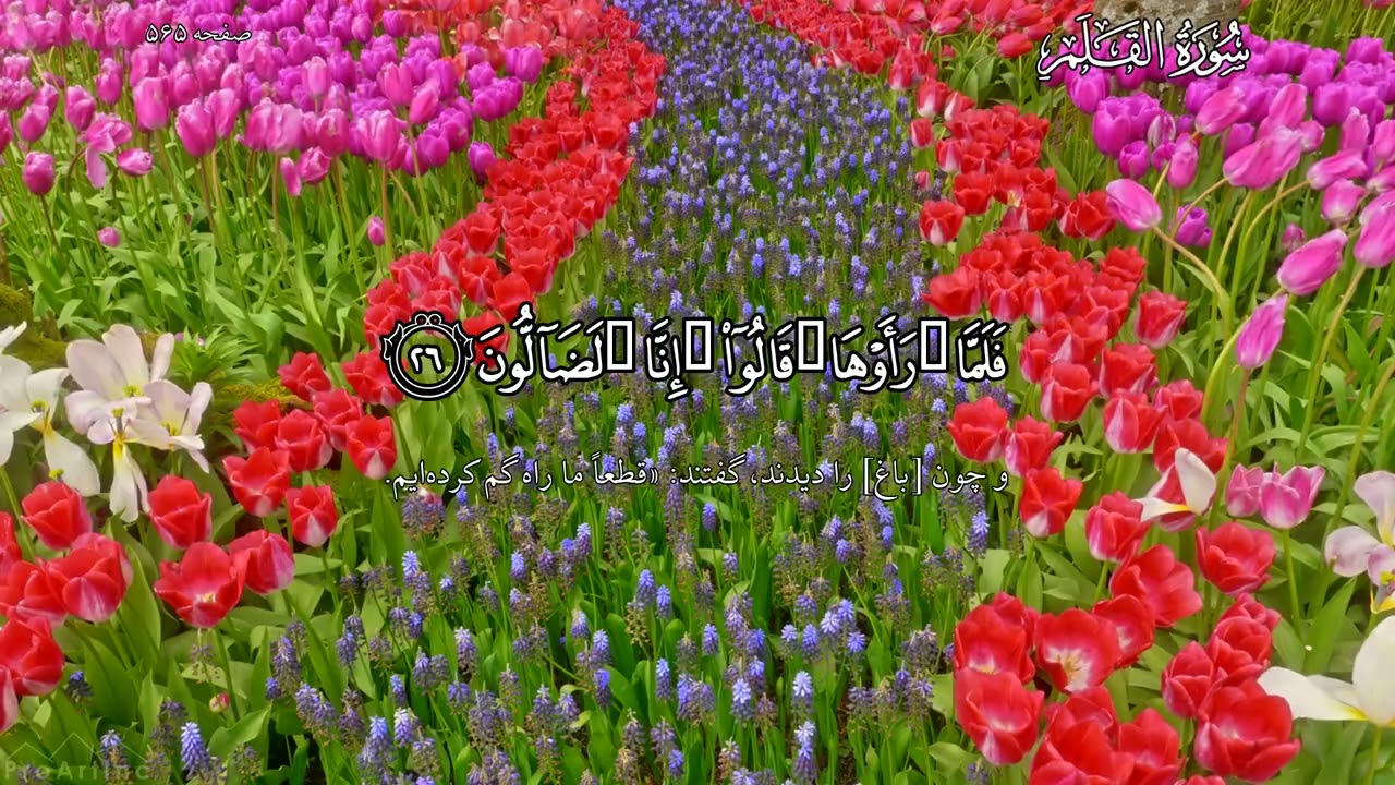 ترجمه گویای سوره قلم (فولادوند)