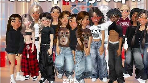 Our zepeto group!!(disclaimer were not actually the zepeto group with 9k subs!!!