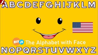 The Alphabet With Face Flash 1999 Us English - Nick Jr. Games