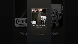 you don't know - Shini