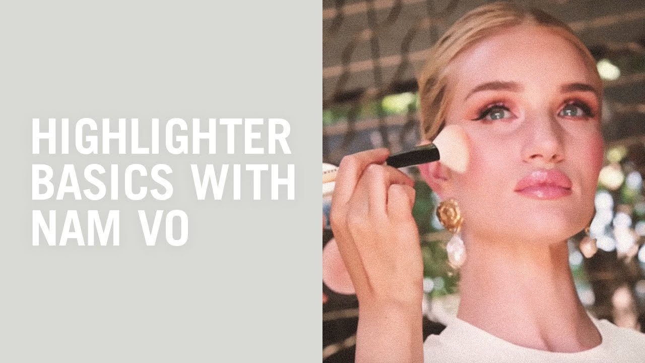 Nam Vo gives the dewy dumpling highlighter look to Rosie  Huntington-Whiteley 