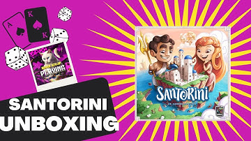 Santorini Board Game Unboxing
