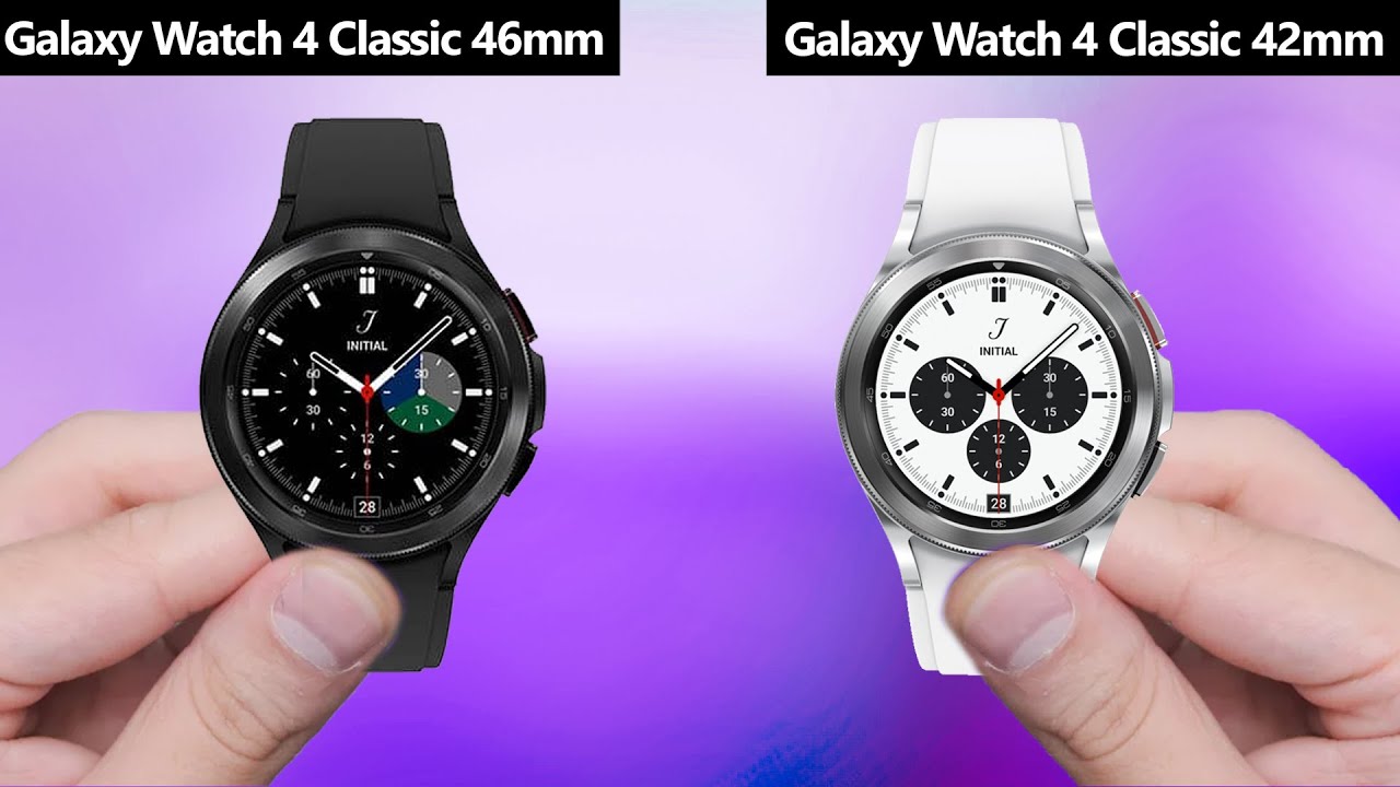 Galaxy Watch 4 Classic 46mm Vs Galaxy Watch 4 Classic 42mm - YouTube