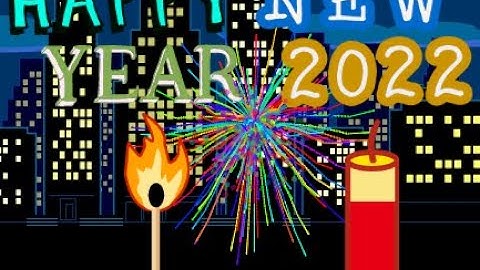 Scratch Tutorial | Happy New Year 2022 Fireworks | How to make a Happy New Year game in scratch