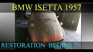 BMW Isetta restoration Ep  1 splitting body from frame by Tafyl's car world 5,579 views 3 years ago 23 minutes