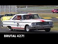 Brutal 427 powered 1963 Ford Galaxie 500 Lightweight - Onboard!