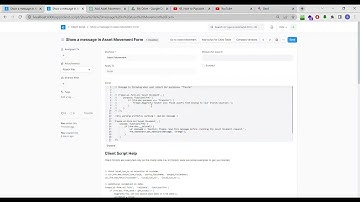 How to add  message in the Doctype Form (ERPNext)