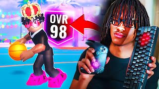 Mando vs. teclado en Roblox Playground Basketball screenshot 2