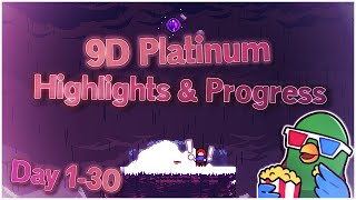 The Hardest Challenge In Celeste. | 9D Platinum Grind Progress & Highlights - Day 1 to 30