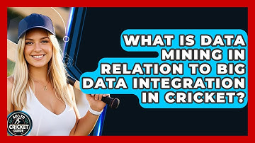 What Is Data Mining In Relation To Big Data Integration In Cricket? - Go-To Cricket Guide