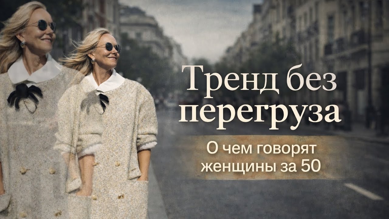 Тренд без перегруза. Образ дня. Поговорим.