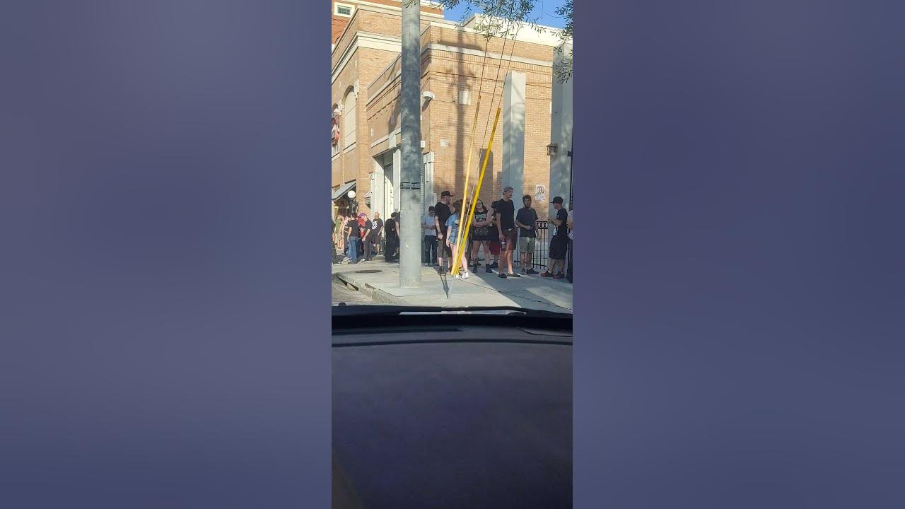 Crowd lined up to see 3 Headed Monster #shorts #short #shortvideo #shortsvideo #subscribe #viral