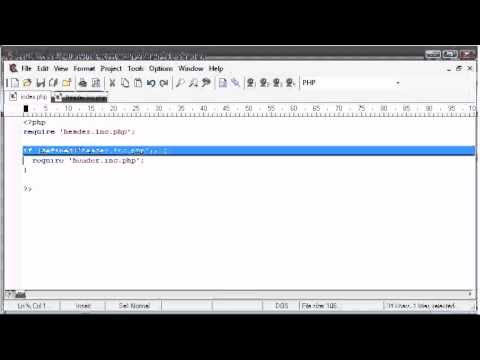 Beginner PHP Tutorial 43 include once and require once