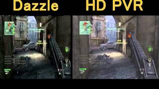 HD PVR Quality Vs. Dazzle Side By Side Test