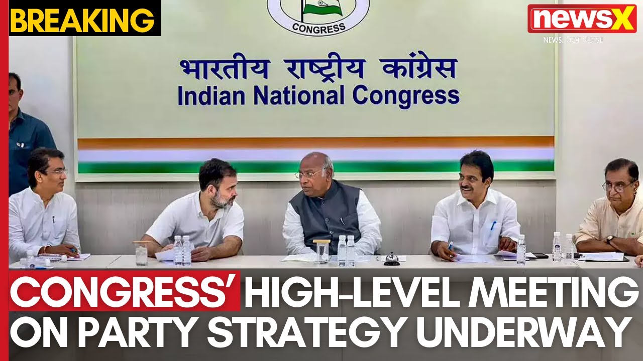 Congress Gears Up: High-Level Meet on Party Strategy & Ambedkar’s Legacy Underway | NewsX