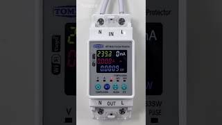 TOMZN 2P 63A 110V 220V TUYA WIFI Smart Switch Kwh Metering Circuit