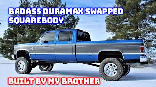 The Most BadA** Squarebody Duramax Swap In The World...