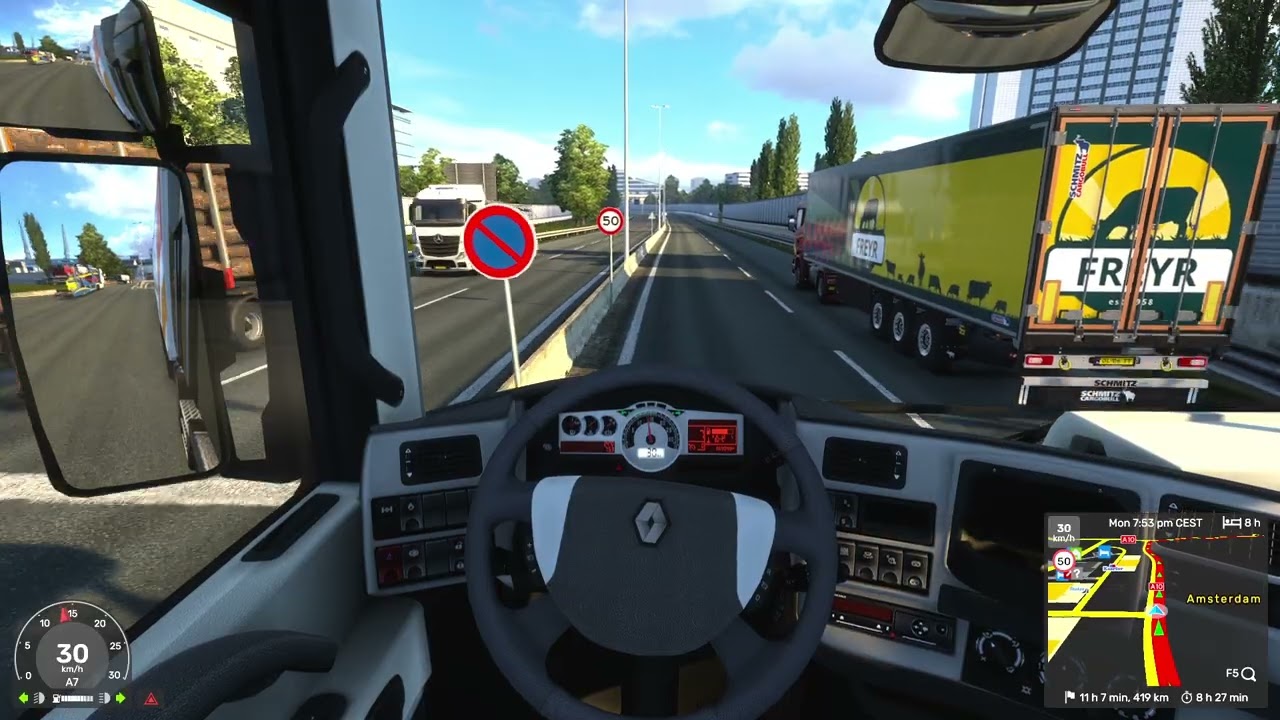 What's the FASTEST Way to Drive on Euro Truck Simulator 2's Busiest Road