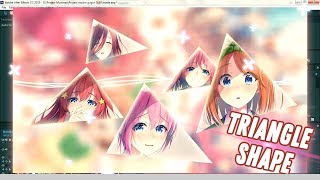 Triangle 3d camera | after effect CC + file project | Tutorial