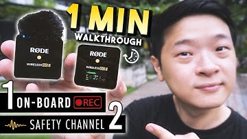 On-Board Recording & Safety Channel QUICK GUIDE | Rode Wireless Go ii