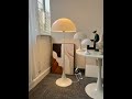 Panthella floor lamp--Simple modern floor lamp, living room atmosphere lighting.