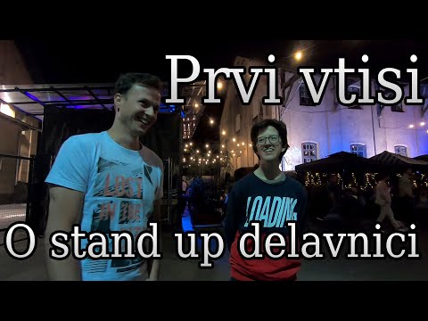 Vtisi po prvem nastopu