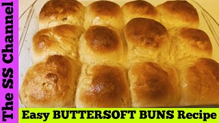 BUTTERSOFT BUNS So Easy To Make Bread , Recipe by The SS Channel