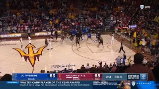 UC Riverside vs Arizona State INSANE Ending | 2021 College Basketball