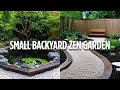 Small Backyard Zen Garden DIY Using Gravel, Stone, and Wood
