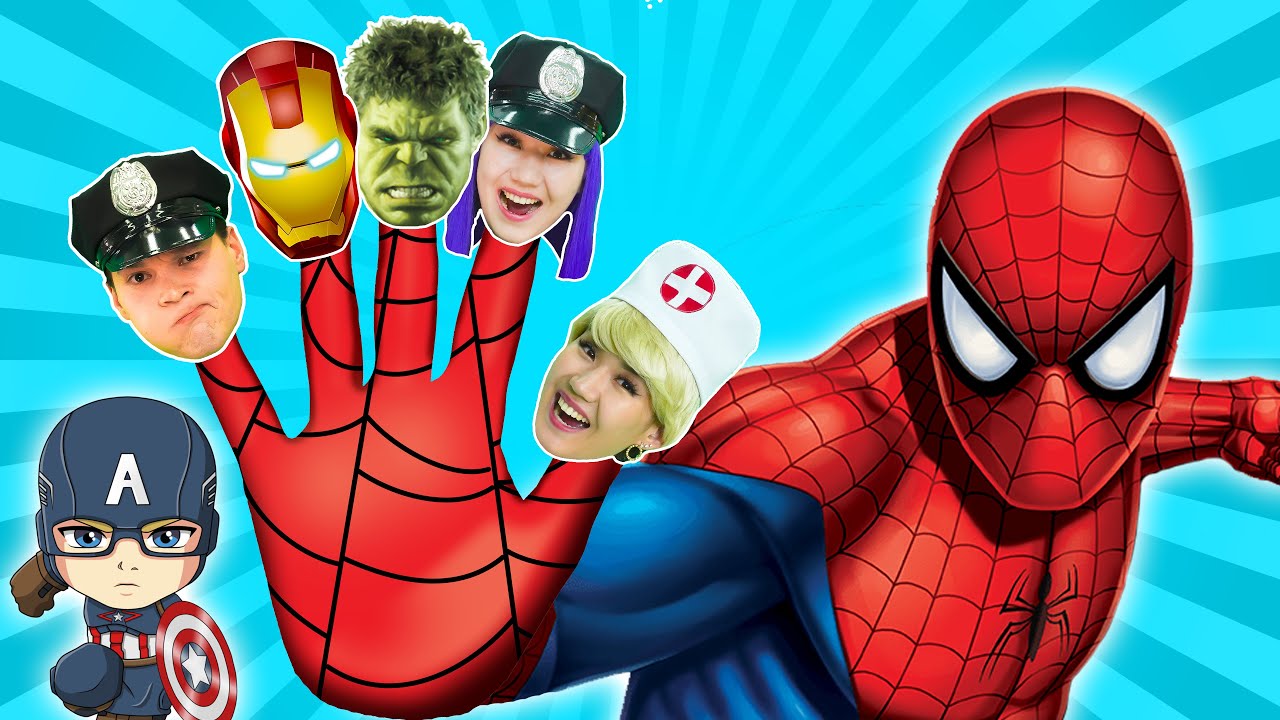 Finger Family Superhero & Mr Policeman Compilation +MORE | Nursery Rhymes & Kids Songs | BalaLand