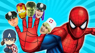 Finger Family Superhero \& Mr Policeman Compilation +MORE | Nursery Rhymes \& Kids Songs | BalaLand