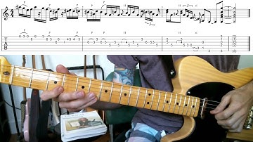 Greg Koch lick in G w/notation & TAB