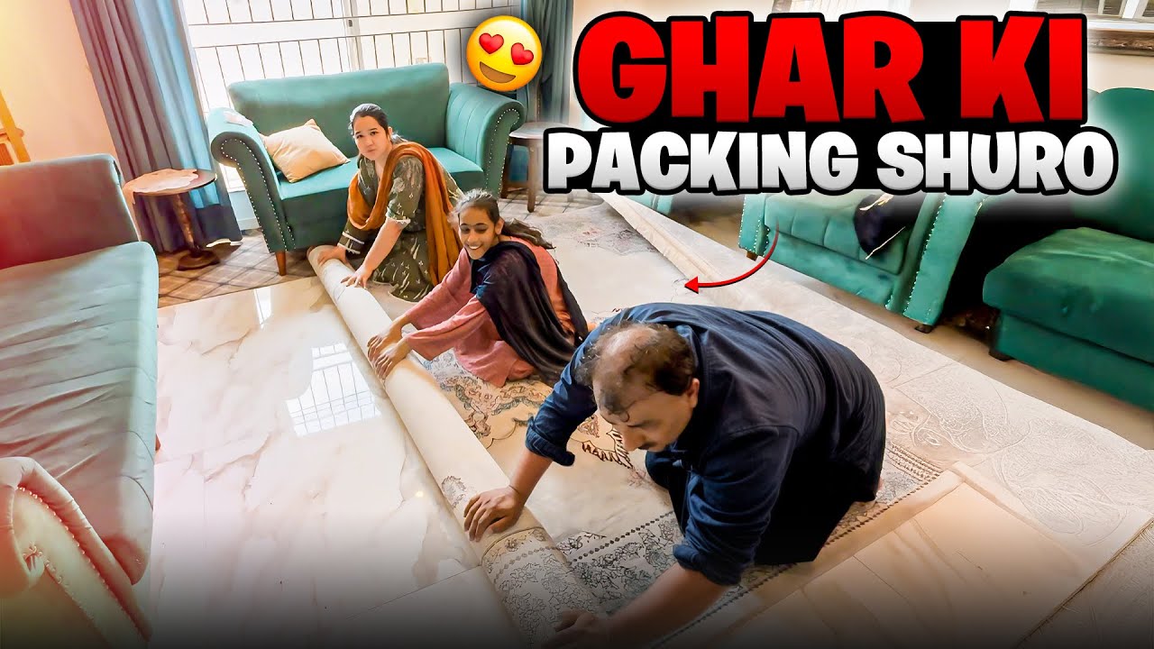 Ghar ki packing shuro ho gyi | Sitara yaseen vlog 