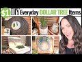 DIY 💲1 * EVERYDAY * DOLLAR TREE items to create HIGH-END home decor | DOLLAR TREE Home DIYs 2021