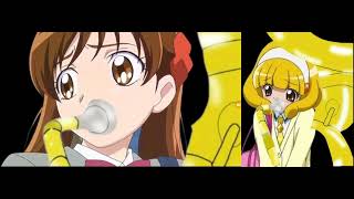 Smile Precure 2013 Ayumi Sakagami And Kise Yayoi Playing Sousaphone Duet Scene