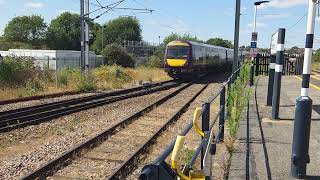 EMR class 170 departing from Grantham