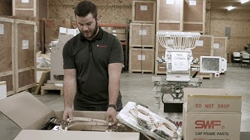 2 - Unboxing Accessories - SWF Embroidery Machine: ES Series Compact Only