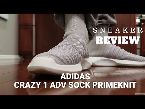 adidas crazy 1 adv sock on feet