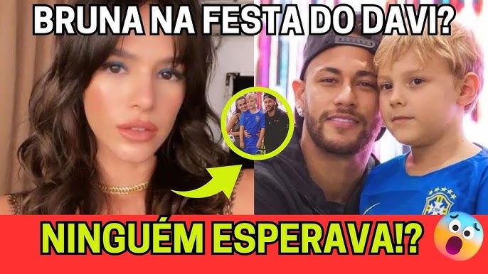 NEYMAR DÁ DESTAQUE A BRUNA MARQUEZINE NA FESTA DE DAVI E IGNORA BIANCARDI?  😨 - YouTube