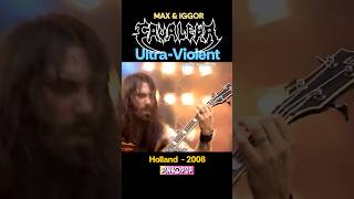 CAVALERA CONSPIRACY- "Ultra-Violent" (Inflikted Album) Pink Pop 2008 - Max & Iggor (Sepultura)