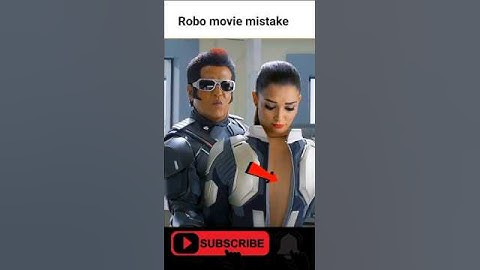 Robo movie mistake 😔#robot #rajinikanth #chitti #trending #telugumoviemistakes #youtubeshorts