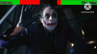 Batman Vs The Joker With Healthbars Building Fight
