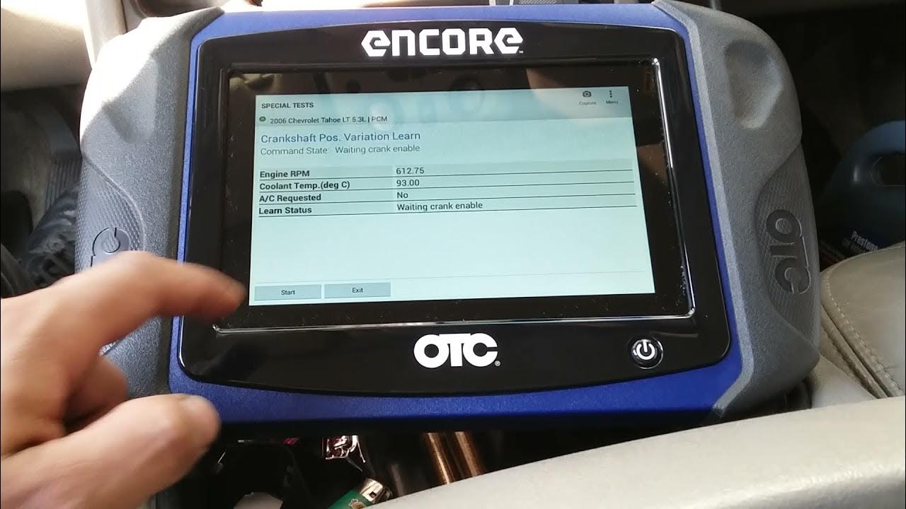 (Chevy Tahoe) Crank Variation Relearn - after Engine Replacement - YouTube
