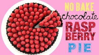 Chocolate Raspberry Oreo Pie Recipe - No Bake Berry Tart | My Cupcake Addiction