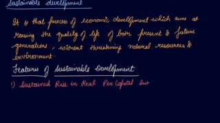 Sustainable Development |  Class 11 Economics  Environment and Sustainable Development screenshot 3